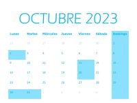 CALENDARIO DEL CONTRIBUYENTE OCTUBRE 2023