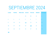 CALENDARIO DEL CONTRIBUYENTE – SEPTIEMBRE 2024